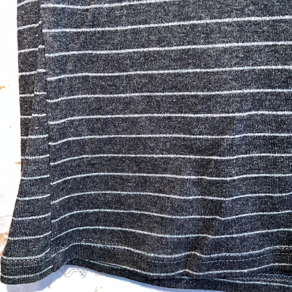 Michael Stars tank top OS sleeveless striped draped neckline stretch layering - Picture 5 of 5